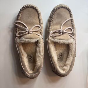 Ugg Women's Tan and Cream Slippers